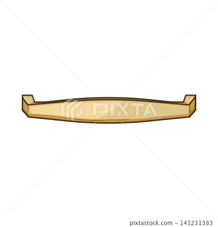 Golden drawer handle design element illustration Golden drawer handle design element illustration 141231383