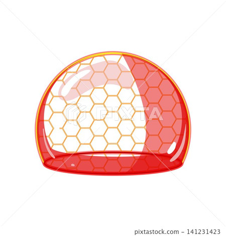 Energy shield protection effect, hexagonal grid dome Energy shield protection effect, hexagonal grid dome 141231423