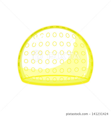 Futuristic transparent dome protecting digital technology concept Futuristic transparent dome protecting digital technology concept 141231424