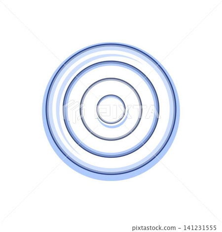 Abstract ripple rings expanding with subtle shadows Abstract ripple rings expanding with subtle shadows 141231555