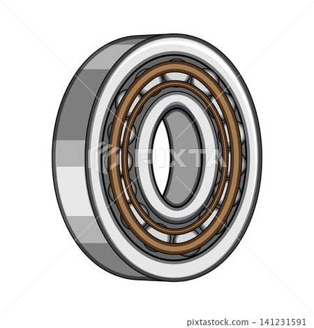 Ball bearing detail facilitating smooth mechanical operation Ball bearing detail facilitating smooth mechanical operation 141231591