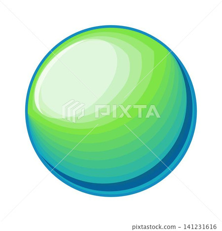Abstract sphere with a gradient of green and blue Abstract sphere with a gradient of green and blue 141231616