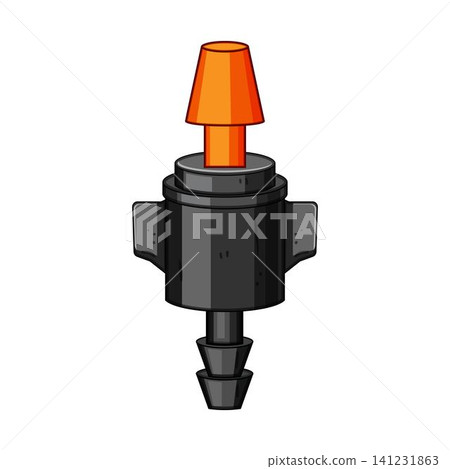 Drip irrigation emitter delivering water saving technology 141231863
