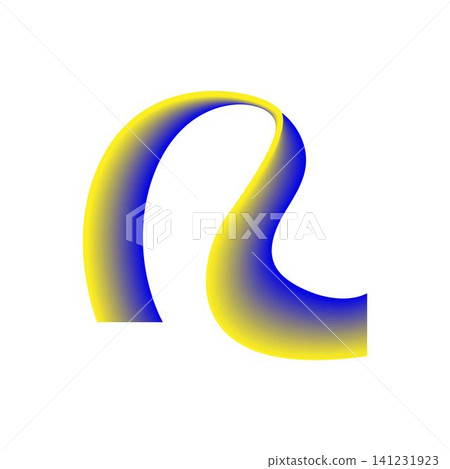 Fluid gradient waves abstract curve creating dynamic motion Fluid gradient waves abstract curve creating dynamic motion 141231923