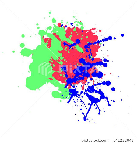 Colorful ink splash exploding abstract paint artistic background Colorful ink splash exploding abstract paint artistic background 141232045