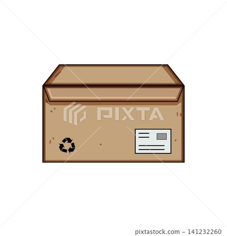 Cardboard shipping box delivering online package Cardboard shipping box delivering online package 141232260