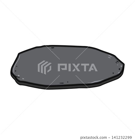 Slate texture serving plate with natural organic shape Slate texture serving plate with natural organic shape 141232299