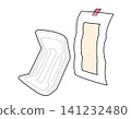 Sanitary napkin and outer wrap Sanitary napkin and outer wrap 141232480