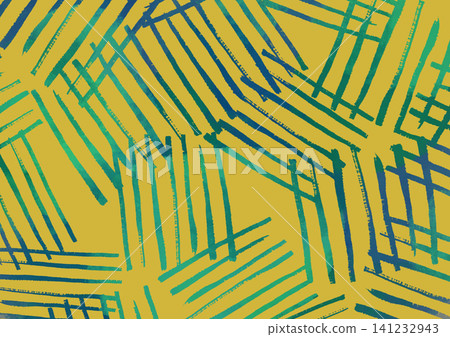Ochre background with green crossover Ochre background with green crossover 141232943