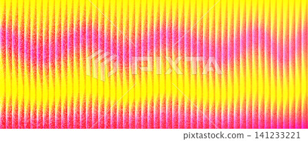 Wavy neon background with ribbed glass texture and grainy fuchsia gradient. Radiant yellow wave pattern in vibrant pink for summer background. Vector bold backdrop with funky heat for banner Wavy neon background with ribbed glass texture and grainy fuchsia gradient. Radiant yellow wave pattern in vibrant pink for summer background. Vector bold backdrop with funky heat for banner 141233221