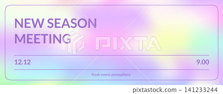 Pearlescent background with pastel hologram in soft gradient and gradation for beauty packaging. Soft pearlescent rainbow blur on pastel background. Vector iridescent banner for cosmetic label bg Pearlescent background with pastel hologram in soft gradient and gradation for beauty packaging. Soft pearlescent rainbow blur on pastel background. Vector iridescent banner for cosmetic label bg 141233244