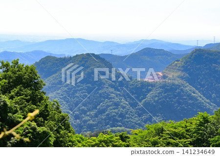 A refreshing view of the mountains from Chichibu Kogen Ranch, Higashichichibu Village A refreshing view of the mountains from Chichibu Kogen Ranch, Higashichichibu Village 141234649