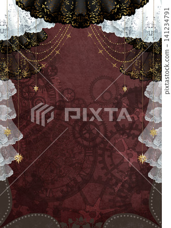 A Gothic Lolita-style background decorated with lace and gold. A Gothic Lolita-style background decorated with lace and gold. 141234791