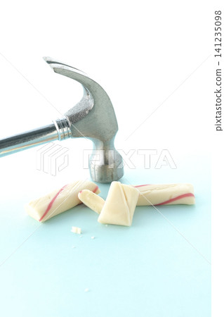 Chitose candy shattered with a hammer Chitose candy shattered with a hammer 141235098