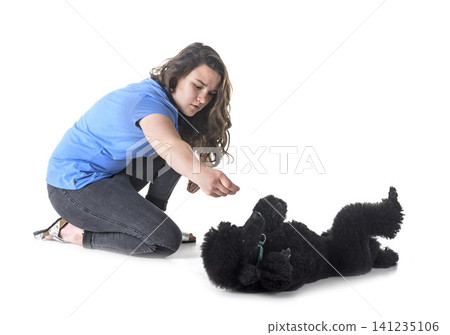 dog, owner and obedience dog, owner and obedience 141235106