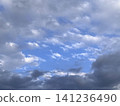 湛藍的天空透過厚厚的雲層縫隙顯露出來。光影交錯，構成了一幅引人入勝的背景。 141236490