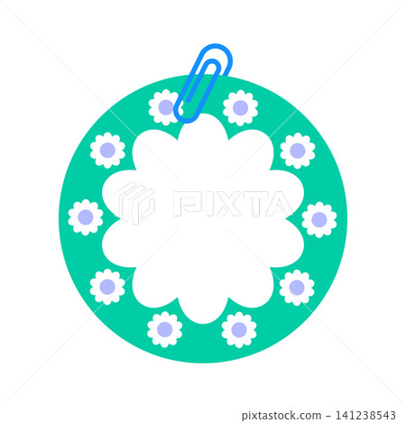 A person is making a round decoration using paper and flowers. The colors are bright and the decoration is round with a space in the middle. This activity takes place indoors at a table. A person is making a round decoration using paper and flowers. The colors are bright and the decoration is round with a space in the middle. This activity takes place indoors at a table. 141238543