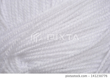 White yarn threads White yarn threads 141238776
