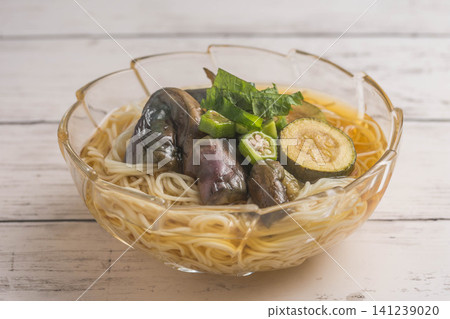 Summer vegetable somen noodles Summer vegetable somen noodles 141239020
