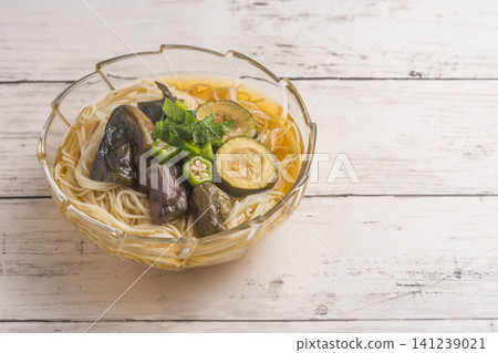 Summer vegetable somen noodles Summer vegetable somen noodles 141239021
