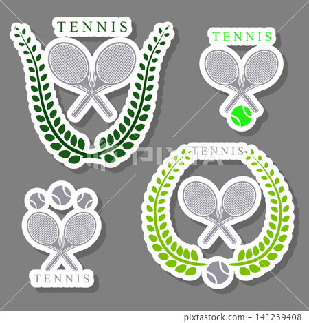 Collection accessory for sport game tennis Collection accessory for sport game tennis 141239408