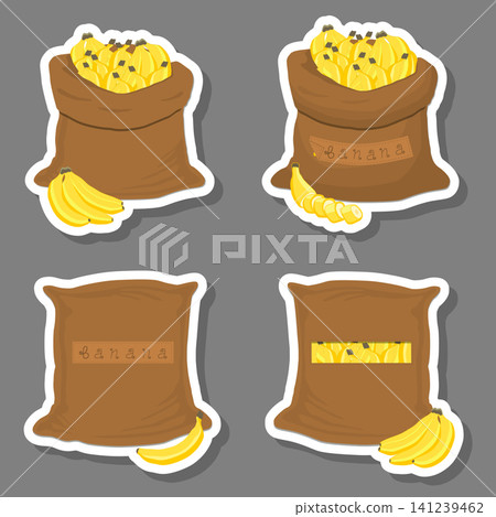 Sacks with natural food Sacks with natural food 141239462