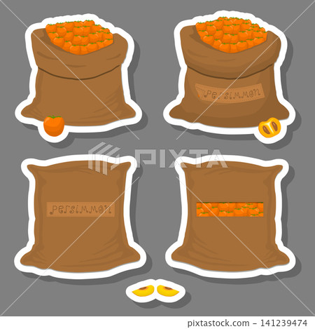 Sacks with natural food Sacks with natural food 141239474