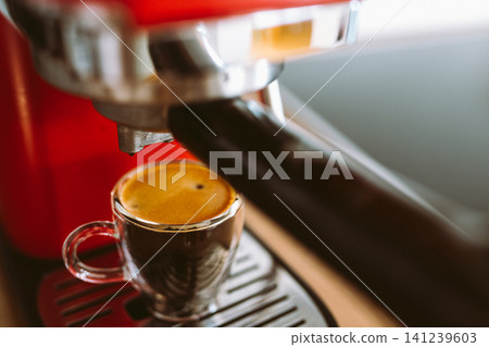 Espresso coffee machine 141239603