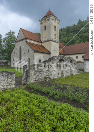 Cerveny Klastor monastery building and ruins in Slovakia Cerveny Klastor monastery building and ruins in Slovakia 141240056
