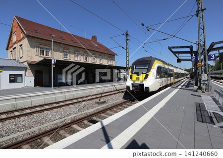 German Railways Metzingen Station and trains German Railways Metzingen Station and trains 141240660