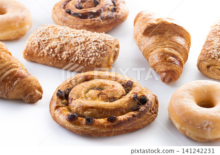 Assorted breakfast pastries Assorted breakfast pastries 141242231