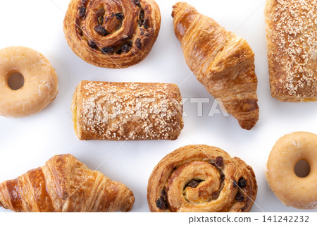 Assorted breakfast pastries 141242232