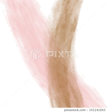 Abstract watercolor texture background in pink and beige, with a cosmetic-style frame. Abstract watercolor texture background in pink and beige, with a cosmetic-style frame. 141242843