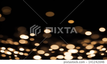 Bokeh of light on a black background Bokeh of light on a black background 141242846