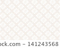 奢華字母組合幾何瓷磚背景，優雅象牙色，星形圖案紋理材料 141243568