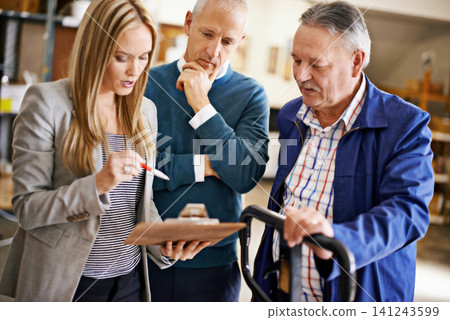 People, clipboard or warehouse as inventory management, logistics or distribution of product orders. Businesswoman, staff or checklist as stock, inspection or quality assurance of shipping in plant People, clipboard or warehouse as inventory management, logistics or distribution of product orders. Businesswoman, staff or checklist as stock, inspection or quality assurance of shipping in plant 141243599