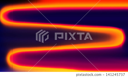 Abstract Neon Orange Red Gradient Wave Background Abstract Neon Orange Red Gradient Wave Background 141245737