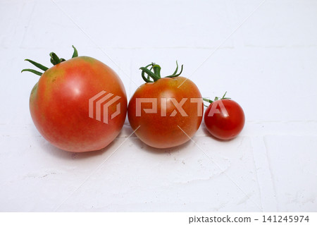 Size comparison of different types of tomatoes Size comparison of different types of tomatoes 141245974