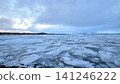 Glaciers: Iceland's seas are covered with shattered ice. 141246222