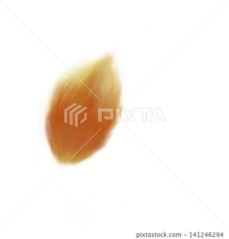 橘色和黃色手繪筆刷效果透明PNG影像 橘色和黃色手繪筆刷效果透明PNG影像 141246294