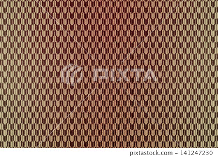 Background image 19: Brown fabric with a gradient of light brown arrow feather pattern. Background image 19: Brown fabric with a gradient of light brown arrow feather pattern. 141247230