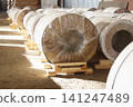 Rolls of aluminum sheet foil 141247489