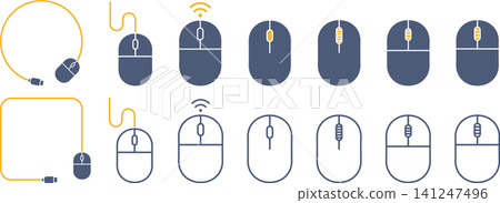 一套用於製作中心有滾輪的電腦滑鼠的材料。 141247496