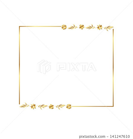 square Golden Frame Elegant gold floral frame free vector illustration square Golden Frame Elegant gold floral frame free vector illustration 141247610
