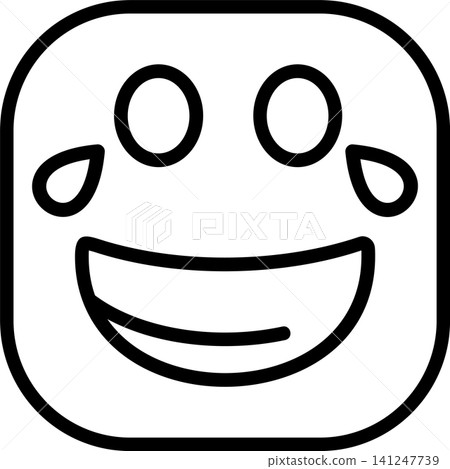 Face with Tears of Joy Modern and Creative Icon Face with Tears of Joy Modern and Creative Icon 141247739