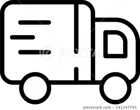 Delivery Truck Modern and Creative Icon 141247743
