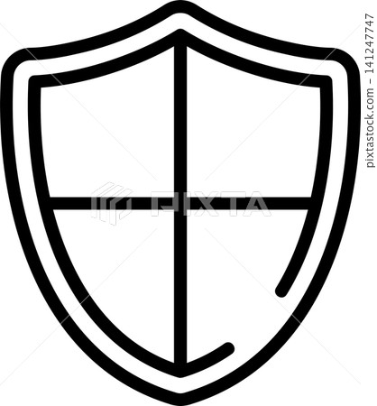 Security Shield Modern and Creative Icon Security Shield Modern and Creative Icon 141247747