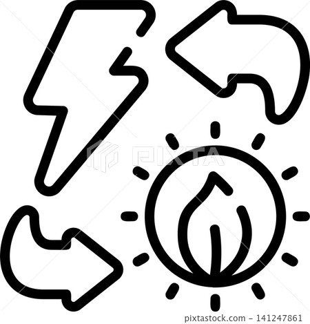Energy Efficient Modern and Creative Icon Energy Efficient Modern and Creative Icon 141247861