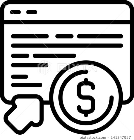 PPC Advertising Modern and Creative Icon PPC Advertising Modern and Creative Icon 141247937
