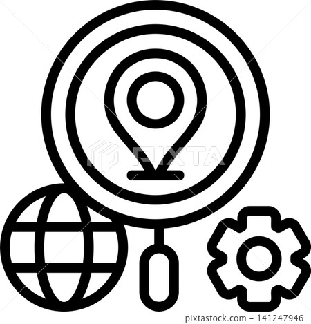Local SEO Modern and Creative Icon Local SEO Modern and Creative Icon 141247946
